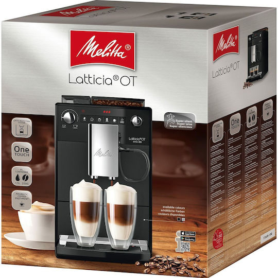 Melitta Latticia OT Αυτόματη Μηχανή Espresso 1450W Πίεσης 15bar με Μύλο Άλεσης Frosted Black - Image 6