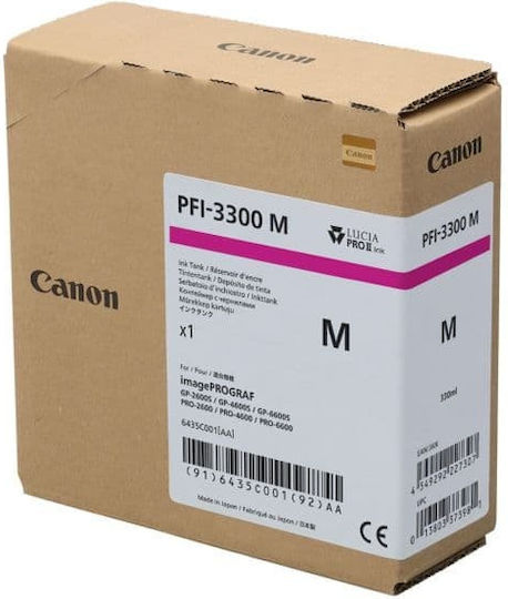 Canon PFI-3300 Γνήσιο Μελάνι Εκτυπωτή InkJet Ματζέντα (6435C001)