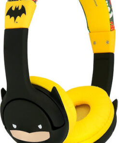 OTL Batman Ενσύρματα Παιδικά On Ear Ακουστικά Κίτρινα