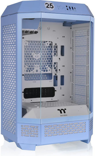 Thermaltake The Tower 300 Micro Tower Κουτί Υπολογιστή με Πλαϊνό Παράθυρο και RGB Φωτισμό Hydrangea Blue - Image 4