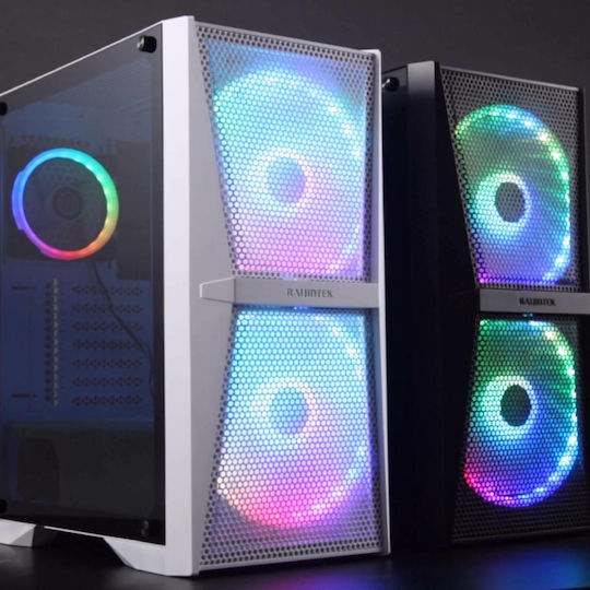 Raijintek Silenos MS Pro Gaming Midi Tower Κουτί Υπολογιστή με Πλαϊνό Παράθυρο Λευκό - Image 5