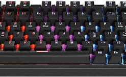 Alternative view of Savio Phenix RED Ασύρματο Gaming Μηχανικό Πληκτρολόγιο 75% με Gateron Red Pro διακόπτες και RGB φωτισμό (Αγγλικό US)