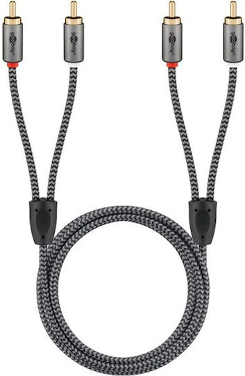 Goobay Cable 2x RCA male - 2x RCA male 2m 65293 - Image 2