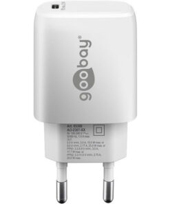 Alternative view of Goobay Φορτιστής Χωρίς Καλώδιο GaN με Θύρα USB-C 25W Power Delivery Λευκός (65368)
