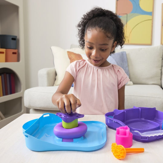 Spin Master Παιχνίδι Κατασκευών με Άμμο Kinetic Sand Squishmotion Set για Παιδιά 3+ Ετών 6069401 - Image 4