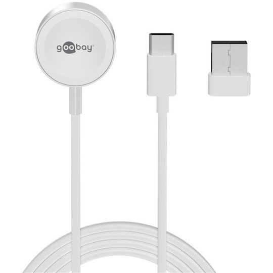 Goobay Ασύρματος Φορτιστής (Qi Pad) Λευκός (65343)