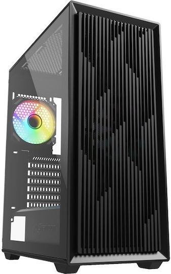 Sharkoon VK2 RGB Midi Tower Κουτί Υπολογιστή με Πλαϊνό Παράθυρο Μαύρο