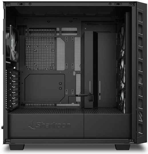Sharkoon Rebel C80M RGB Gaming Midi Tower Κουτί Υπολογιστή Μαύρο - Image 5