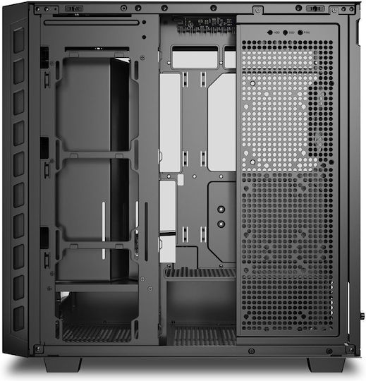 Sharkoon Rebel C80G RGB Gaming Midi Tower Κουτί Υπολογιστή με Πλαϊνό Παράθυρο Μαύρο - Image 7