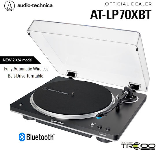 Audio Technica AT-LP70XBT Πικάπ με Belt Drive και Προενίσχυση Μαύρο - Image 8