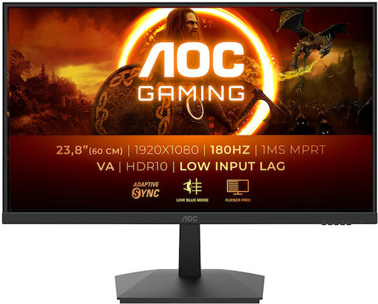AOC 24G15N2 VA HDR Monitor 23.8" FHD 1920x1080 180Hz με Χρόνο Απόκρισης 4ms GTG - Image 6