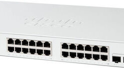 Alternative view of Cisco Catalyst C1300-24T-4X Managed L2 Switch με 24 Θύρες Gigabit (1Gbps) Ethernet και 4 SFP Θύρες