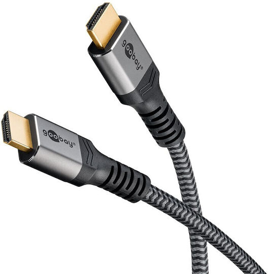 Goobay HDMI 2.1 Cable HDMI male - HDMI male 1m Μαύρο 65260 - Image 3