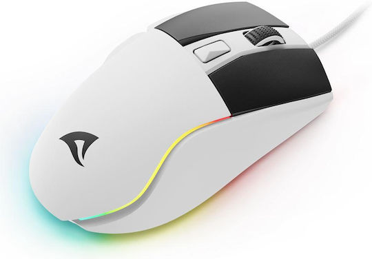 Sharkoon SGM35 RGB Gaming Ποντίκι 6400 DPI Λευκό - Image 4