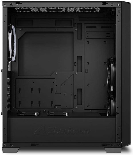 Sharkoon VS8 RGB Gaming Micro Tower Κουτί Υπολογιστή με Πλαϊνό Παράθυρο Μαύρο - Image 4