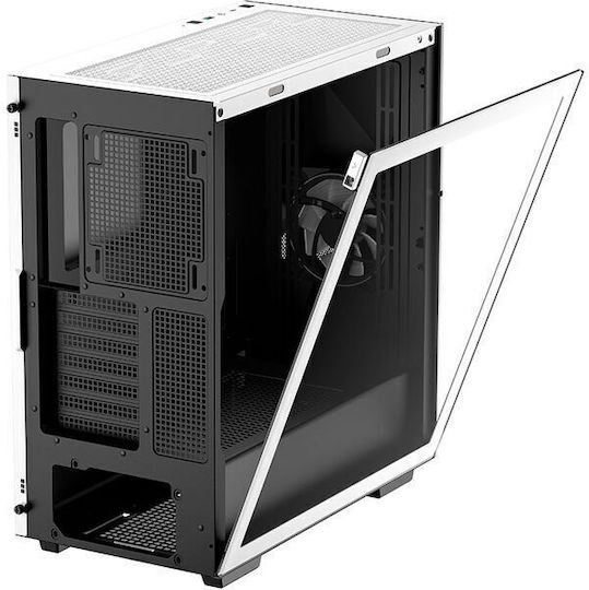 Deepcool Cyclops Midi Tower Κουτί Υπολογιστή με Πλαϊνό Παράθυρο Λευκό - Image 5