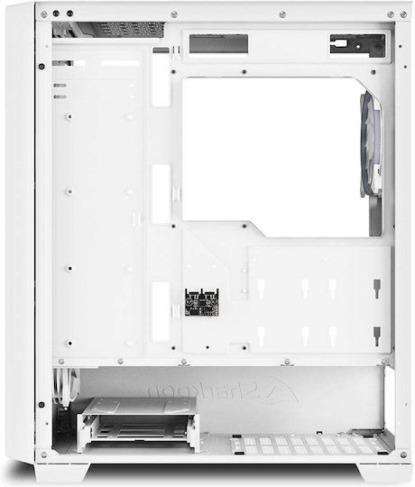Sharkoon VS8 RGB Gaming Micro Tower Κουτί Υπολογιστή με Πλαϊνό Παράθυρο Λευκό - Image 9