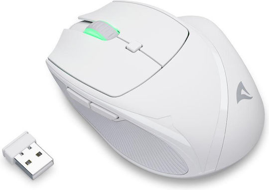 Sharkoon OfficePal M25W Ασύρματο Ποντίκι Λευκό - Image 3