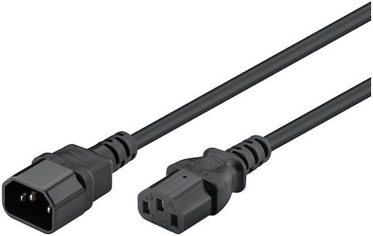 Goobay IEC C14 - IEC C13 Cable 5m Μαύρο 39203 - Image 3
