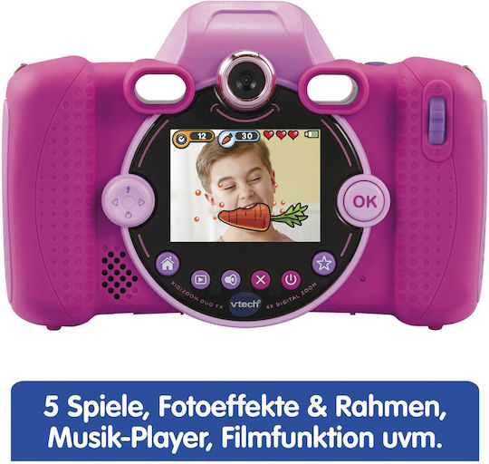 Vtech Kidizoom Duo FX Παιδική Φωτογραφική Μηχανή 8MP Ροζ - Image 3