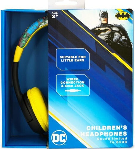 OTL Batman Ενσύρματα Παιδικά On Ear Ακουστικά Κίτρινα - Image 2