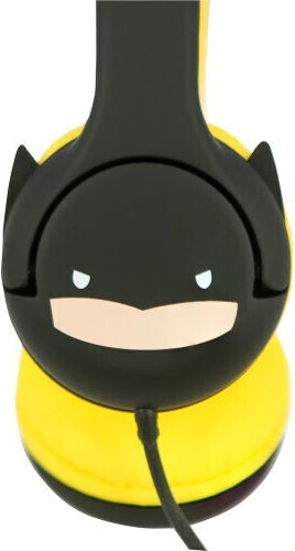 OTL Batman Ενσύρματα Παιδικά On Ear Ακουστικά Κίτρινα - Image 4