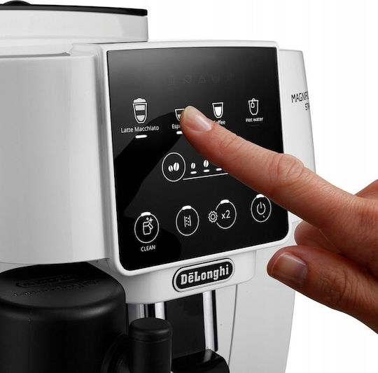 De'Longhi Magnifica Start Αυτόματη Μηχανή Espresso 1450W Πίεσης 15bar για Cappuccino με Μύλο Άλεσης Λευκή - Image 6