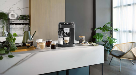 De'Longhi Magnifica Plus Αυτόματη Μηχανή Espresso 1450W Πίεσης 15bar με Μύλο Άλεσης Μαύρη - Image 7