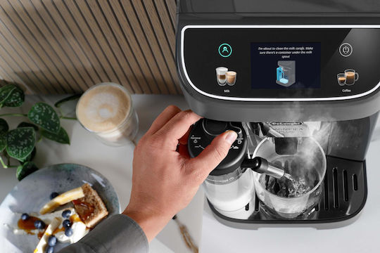 De'Longhi Magnifica Plus Αυτόματη Μηχανή Espresso 1450W Πίεσης 15bar με Μύλο Άλεσης Μαύρη - Image 6