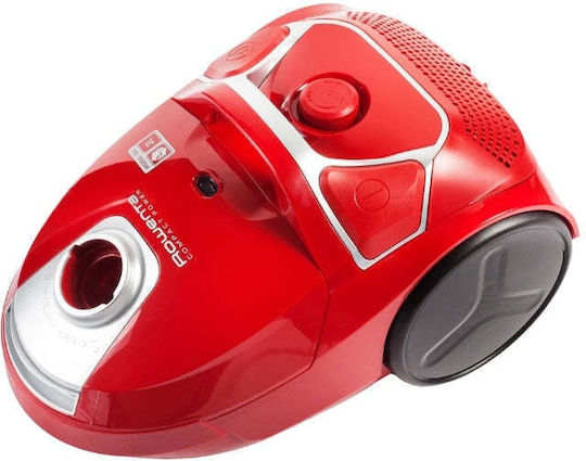 Rowenta Compact Power Ηλεκτρική Σκούπα 750W με Σακούλα 3lt Κόκκινη - Image 8