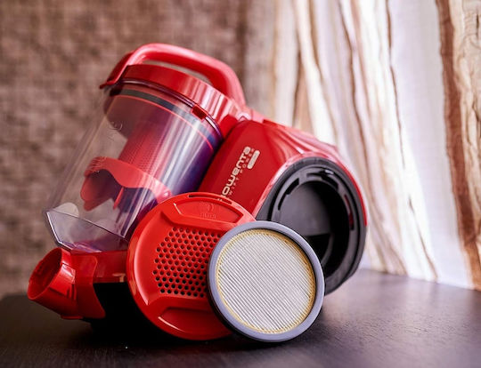 Rowenta Swift Power Cyclonic Ηλεκτρική Σκούπα 750W με Κάδο 1.64lt Κόκκινη - Image 6