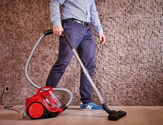 Rowenta Swift Power Cyclonic Ηλεκτρική Σκούπα 750W με Κάδο 1.64lt Κόκκινη - Image 7