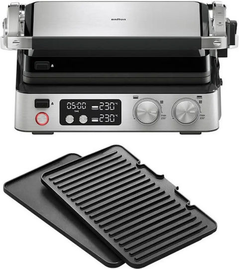 Braun MultiGrill 7 Τοστιέρα Γκριλιέρα με Αποσπώμενες Πλάκες 2000W Μαύρη - Image 2