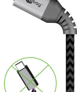 Alternative view of Goobay Braided USB to Lightning Cable Γκρι 2m (49269)