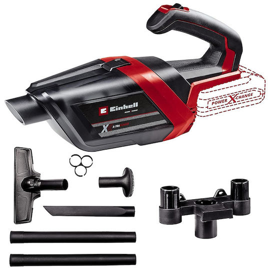 Einhell Tehv 18/06 Li 2347190 Επαναφορτιζόμενο Σκουπάκι Χειρός 18V Χωρίς Φορτιστή και Μπαταρία Κόκκινο - Image 5