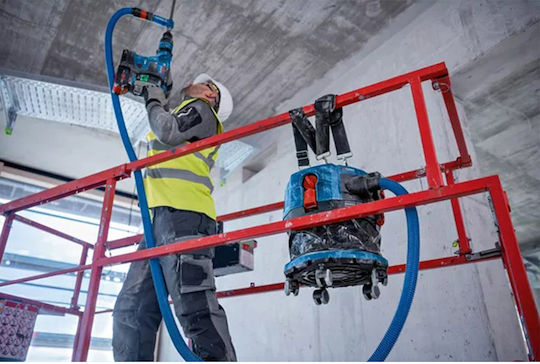 Bosch GAS 18V-12 MC Professional Επαναφορτιζόμενη Σκούπα Υγρών / Στερεών Χωρίς Φορτιστή και Μπαταρία με Πλαστικό Κάδο 12lt - Image 5