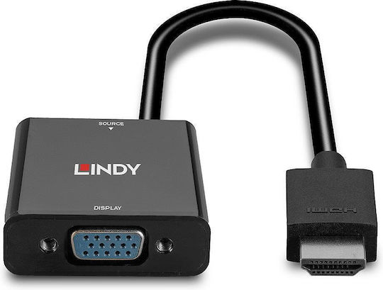 Lindy Μετατροπέας HDMI male σε VGA female 1τμχ 38291 - Image 3