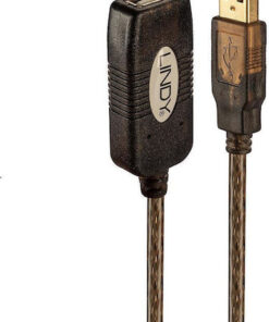 Alternative view of Lindy USB 2.0 Hub 2 Θυρών με σύνδεση USB-A Γκρι (42635)
