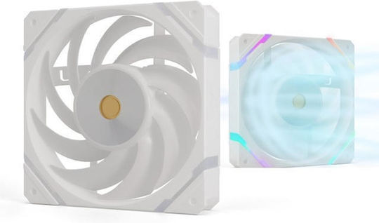 Valkyrie Syn 240 ARGB Υδρόψυξη Επεξεργαστή Διπλού Ανεμιστήρα 120mm για Socket AM4/AM5/1700/1200/115x Λευκή - Image 4