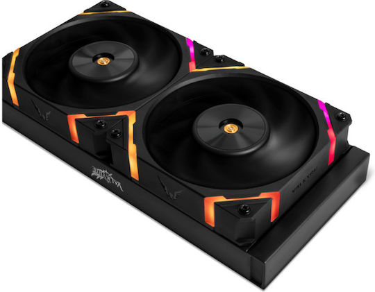 Valkyrie Syn 240 ARGB Υδρόψυξη Επεξεργαστή Διπλού Ανεμιστήρα 120mm για Socket AM4/AM5/1700/1200/115x - Image 8