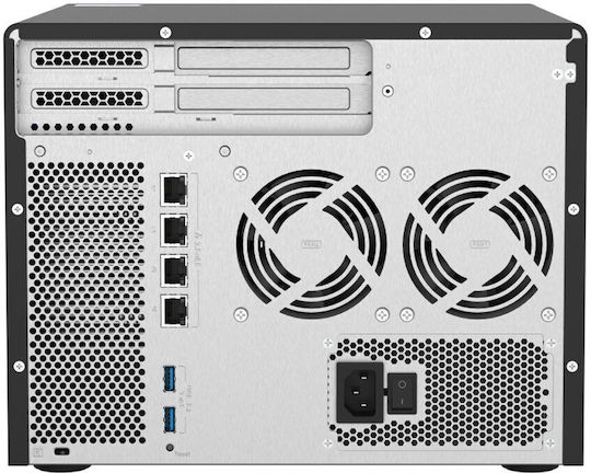 QNap TS-H886-D1602-8G NAS Tower με 6 θέσεις για HDD/SSD και 4 θύρες Ethernet - Image 4