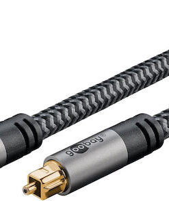 Goobay Optical Audio Cable TOS male - TOS male Μαύρο 2m (65305)