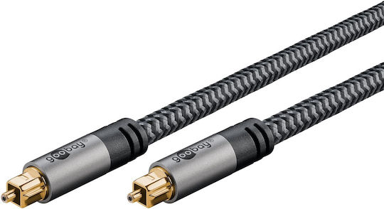 Goobay Optical Audio Cable TOS male - TOS male Μαύρο 5m (65307)