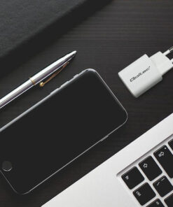 Alternative view of Qoltec Φορτιστής Χωρίς Καλώδιο με Θύρα USB-A και Θύρα USB-C 35W Power Delivery / Quick Charge 3.0 Λευκός (50763)