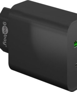 Alternative view of Goobay Φορτιστής Χωρίς Καλώδιο με Θύρα USB-A και Θύρα USB-C 45W Power Delivery Μαύρος (65411)