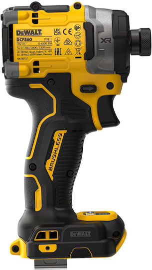 Dewalt Παλμικό Κατσαβίδι Μπαταρίας Solo Brushless 18V DCF860NT - Image 3