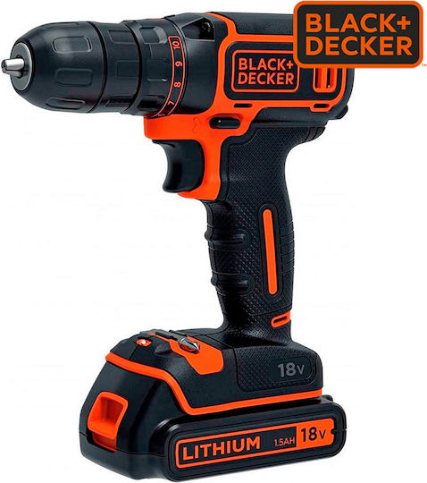 Black & Decker Δραπανοκατσάβιδο Μπαταρίας 18V 1x1.5Ah BDCDC18K - Image 5