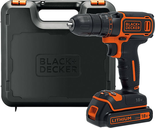 Black & Decker Δραπανοκατσάβιδο Μπαταρίας 18V 1x1.5Ah BDCDC18K - Image 4