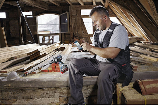 Bosch GSR 18V-110 C Δραπανοκατσάβιδο Μπαταρίας 18V 2x4Ah 06019G010A - Image 6