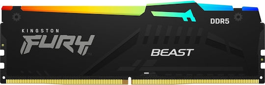 Kingston Fury Beast DDR5 με Module 1x16GB και Ταχύτητα 6000 για Desktop KF560C36BBE2A-16 - Image 2